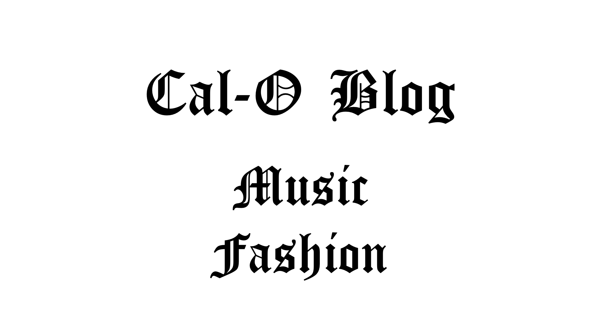 Cal-O Blog
